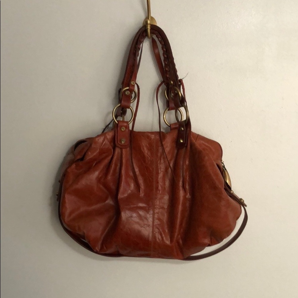 Francesco Biasia leather satchel purse